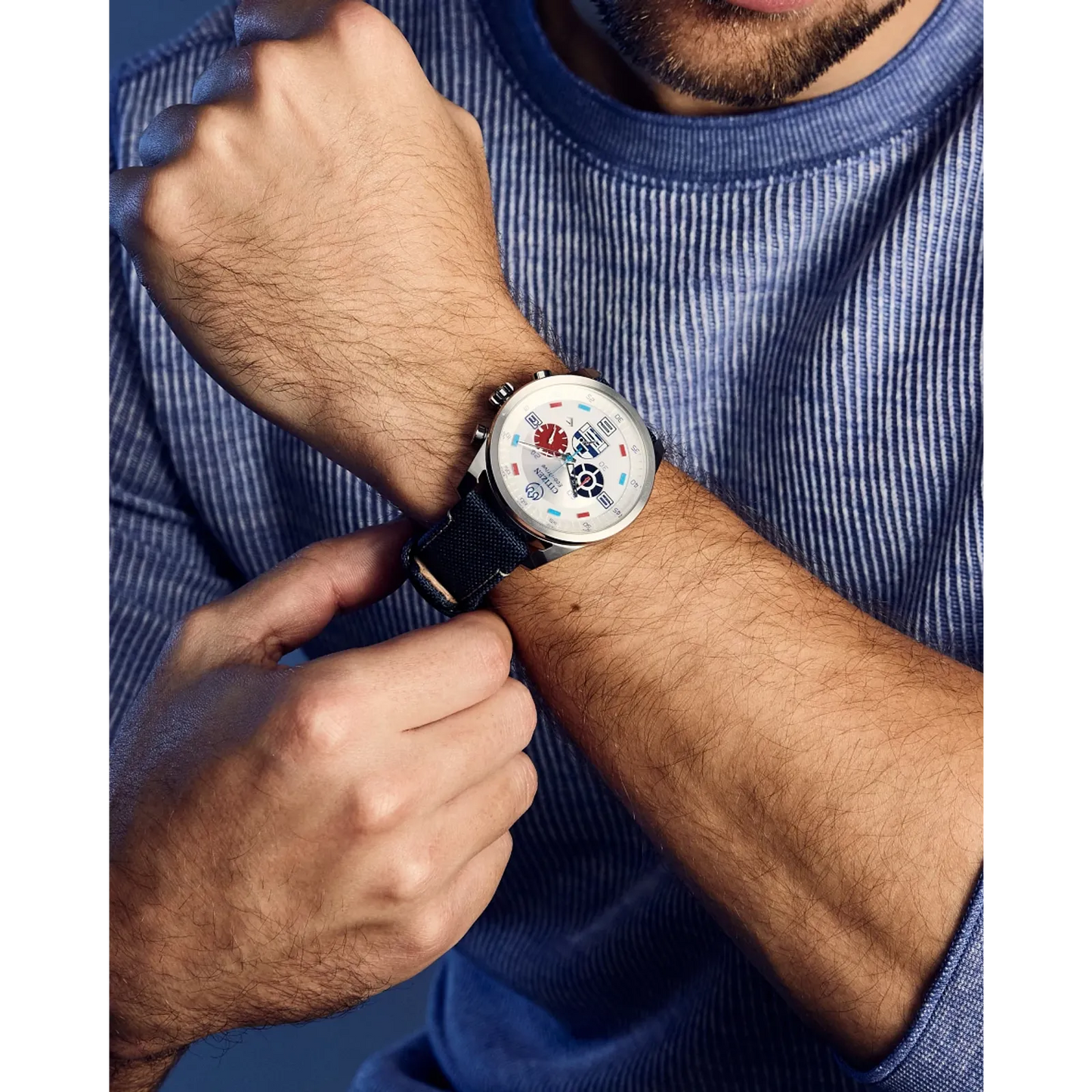 Citizen R2-D2 de Star Wars pulsera tela Eco-drive – CA4219-03W