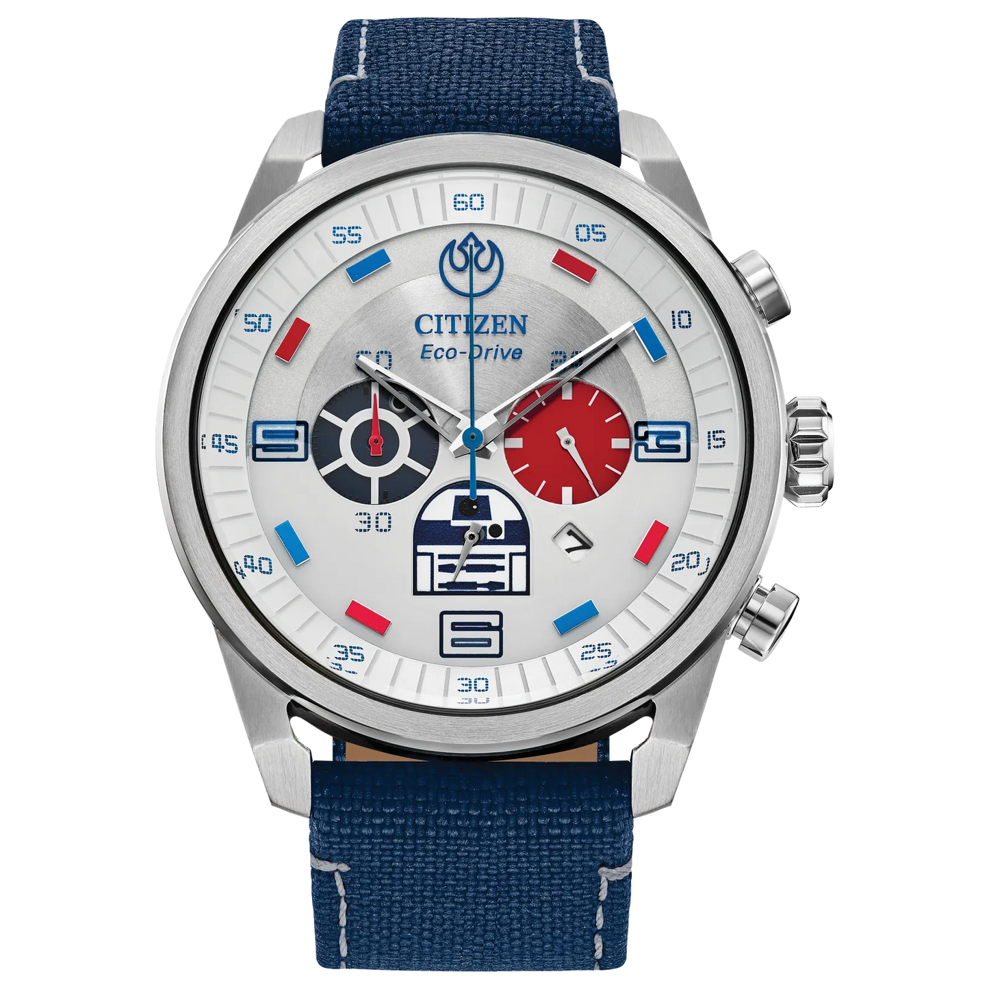 Citizen R2-D2 de Star Wars pulsera tela Eco-drive – CA4219-03W
