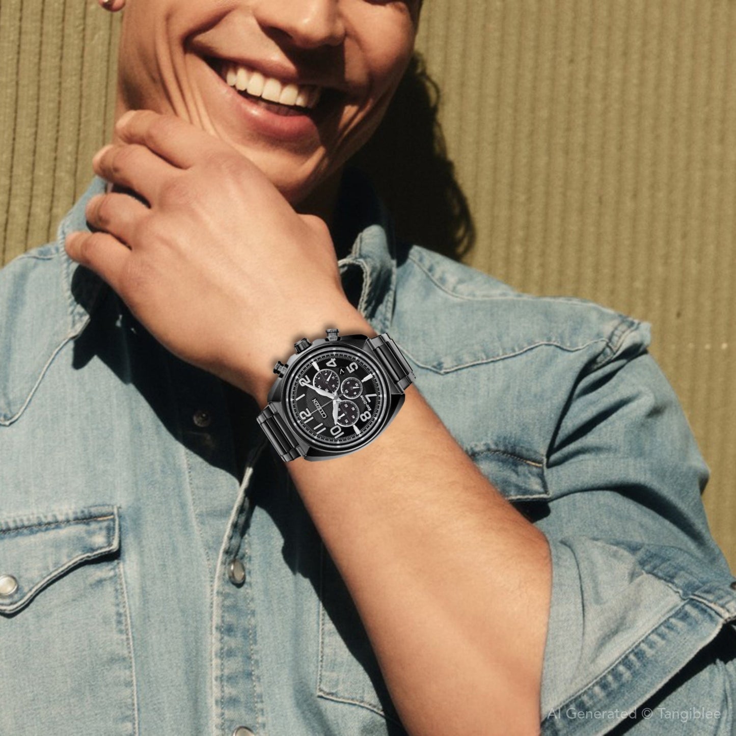 Citizen Eco-Drive de hombre pulsera de metal – CA4285-68E