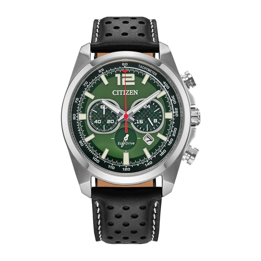 Citizen Eco-Drive de hombre pulsera de cuero – CA4640-09X