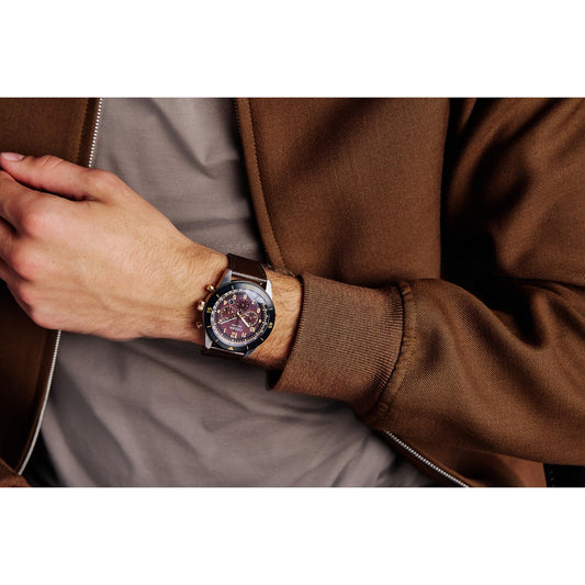 Citizen Terra Force de hombre correa de cuero – CA4746-08X