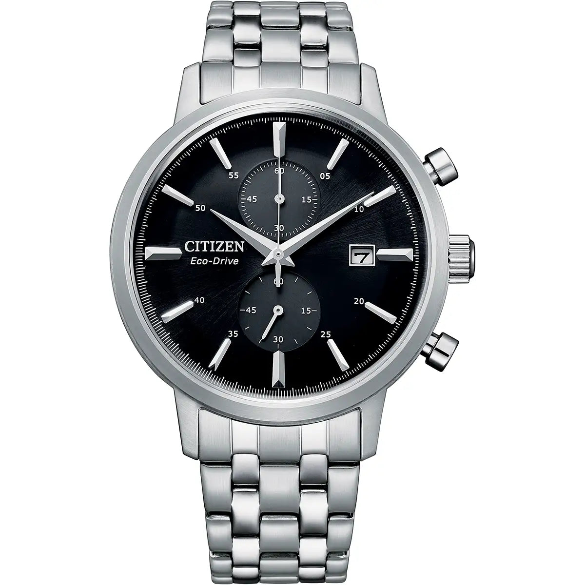 Citizen Chronograph de caballero pulsera de metal Eco-Drive – CA7068-51E