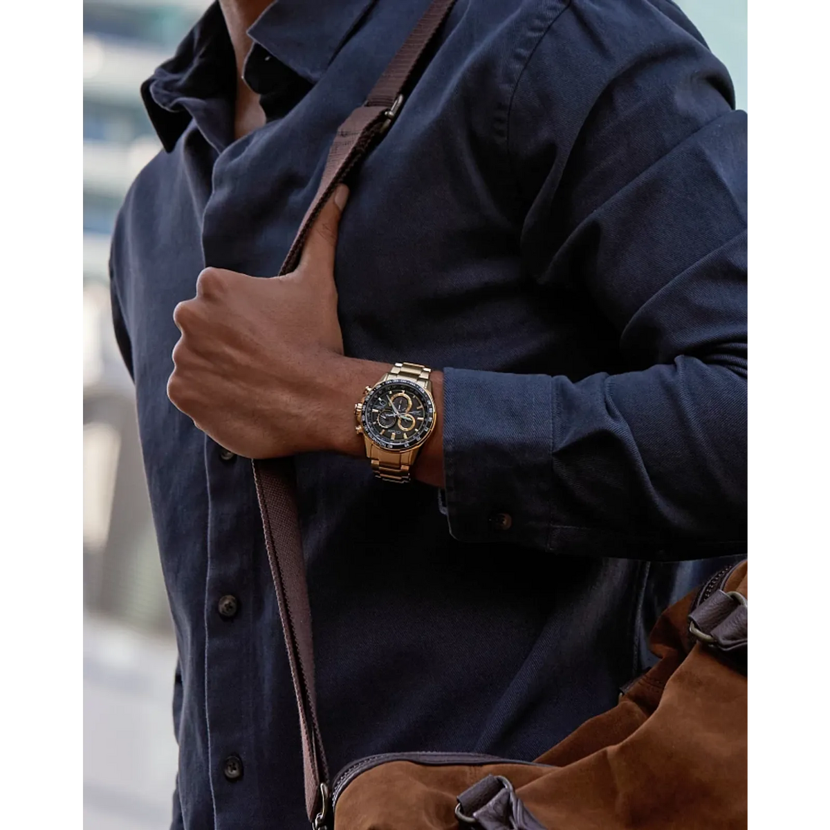 Citizen PCAT Eco-drive de hombre banda de metal 43 mm – CB5912-50E