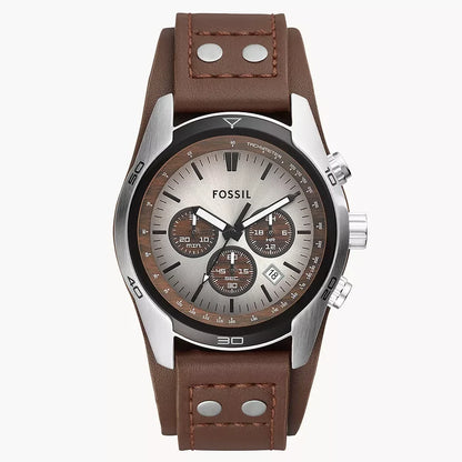 Fossil Coachman de caballero banda de cuero 45 mm – CH2565
