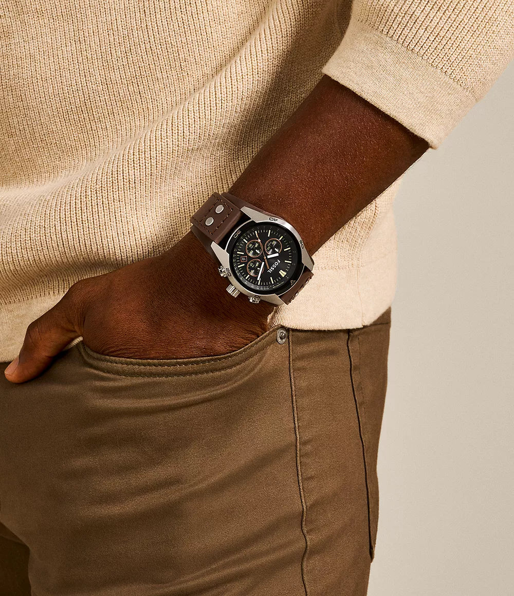 Fossil Coachman de hombre banda de piel 44 mm – CH2891