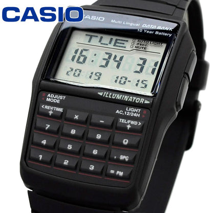 Casio para Caballero, Illuminator Data Bank 10 Años de Batería – DBC-32-1A