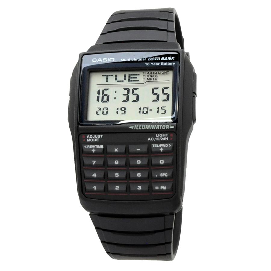 Casio para Caballero, Illuminator Data Bank 10 Años de Batería – DBC-32-1A