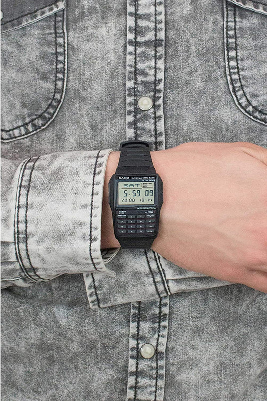 Casio para Caballero, Illuminator Data Bank 10 Años de Batería – DBC-32-1A