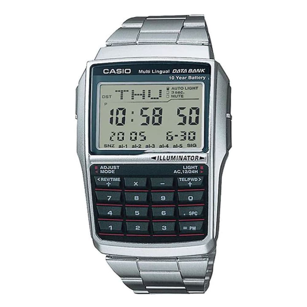 Casio para Caballero, Illuminator Data Bank 10 Años de Batería – DBC-32D-1A