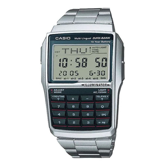 Casio para Caballero, Illuminator Data Bank 10 Años de Batería – DBC-32D-1A
