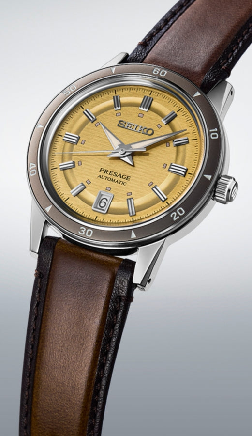 Seiko Presage de hombre correa de cuero – SRPL75J1