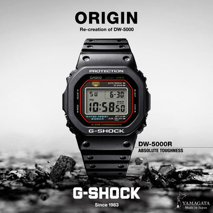 G-Shock de hombre correa de caucho – DW-5000R-1A