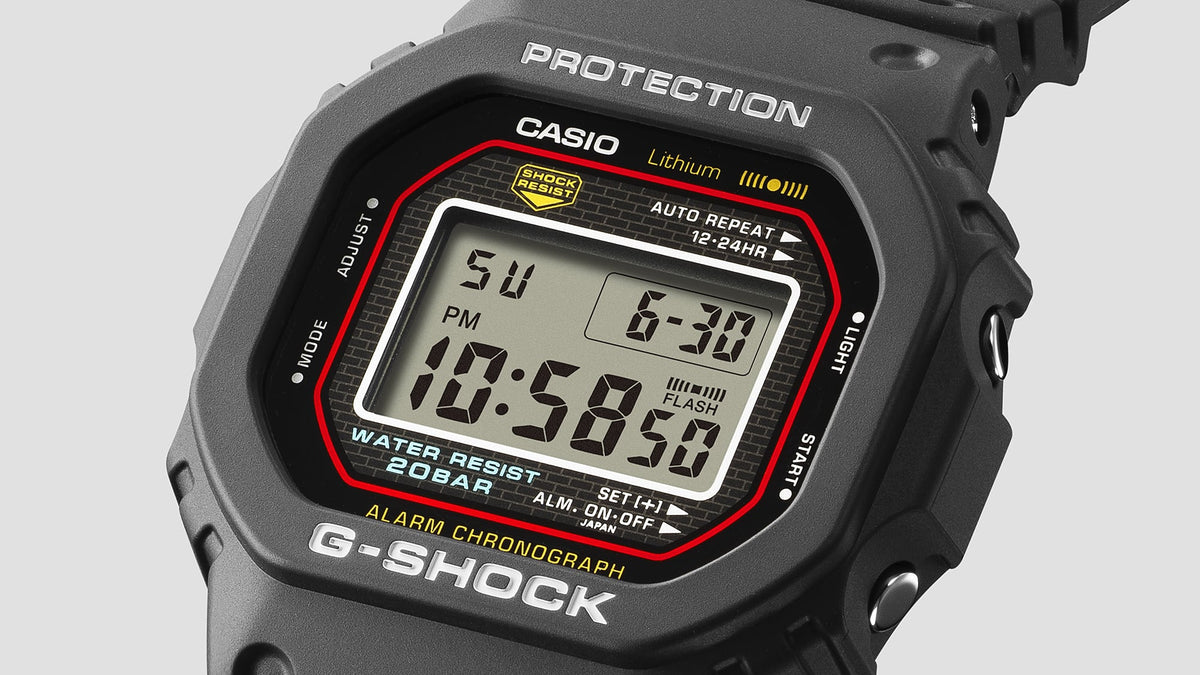G-Shock de hombre correa de caucho – DW-5000R-1A