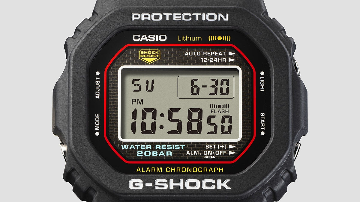 G-Shock de hombre correa de caucho – DW-5000R-1A