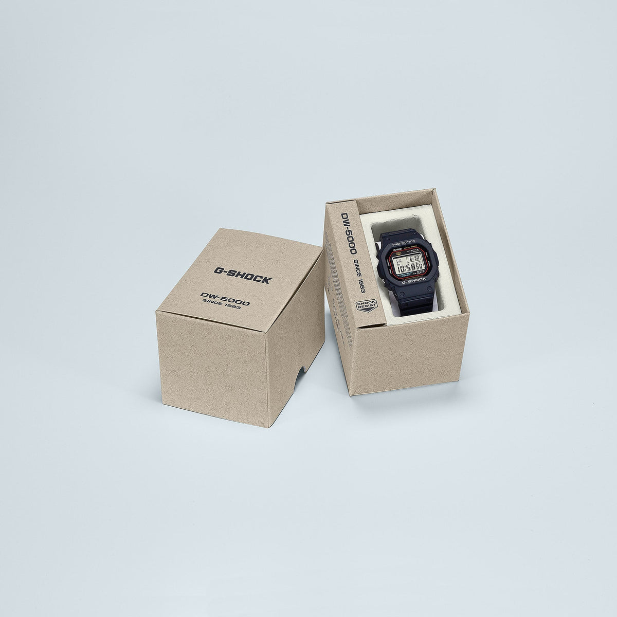 G-Shock de hombre correa de caucho – DW-5000R-1A