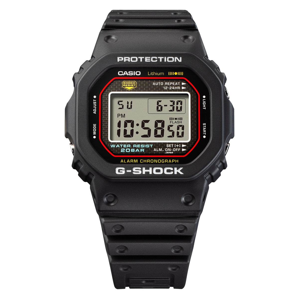 G-Shock de hombre correa de caucho – DW-5000R-1A