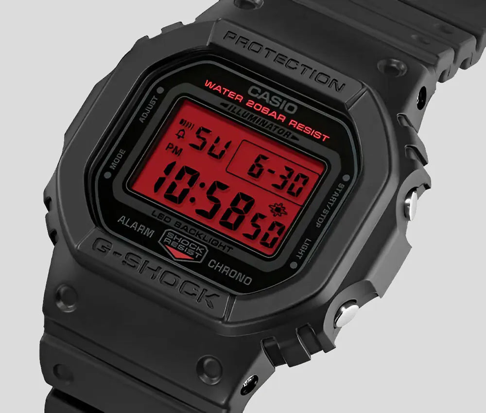 G-Shock Unisex pulsera de caucho – DW-5600BBR-1