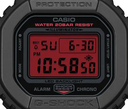 G-Shock Unisex pulsera de caucho – DW-5600BBR-1