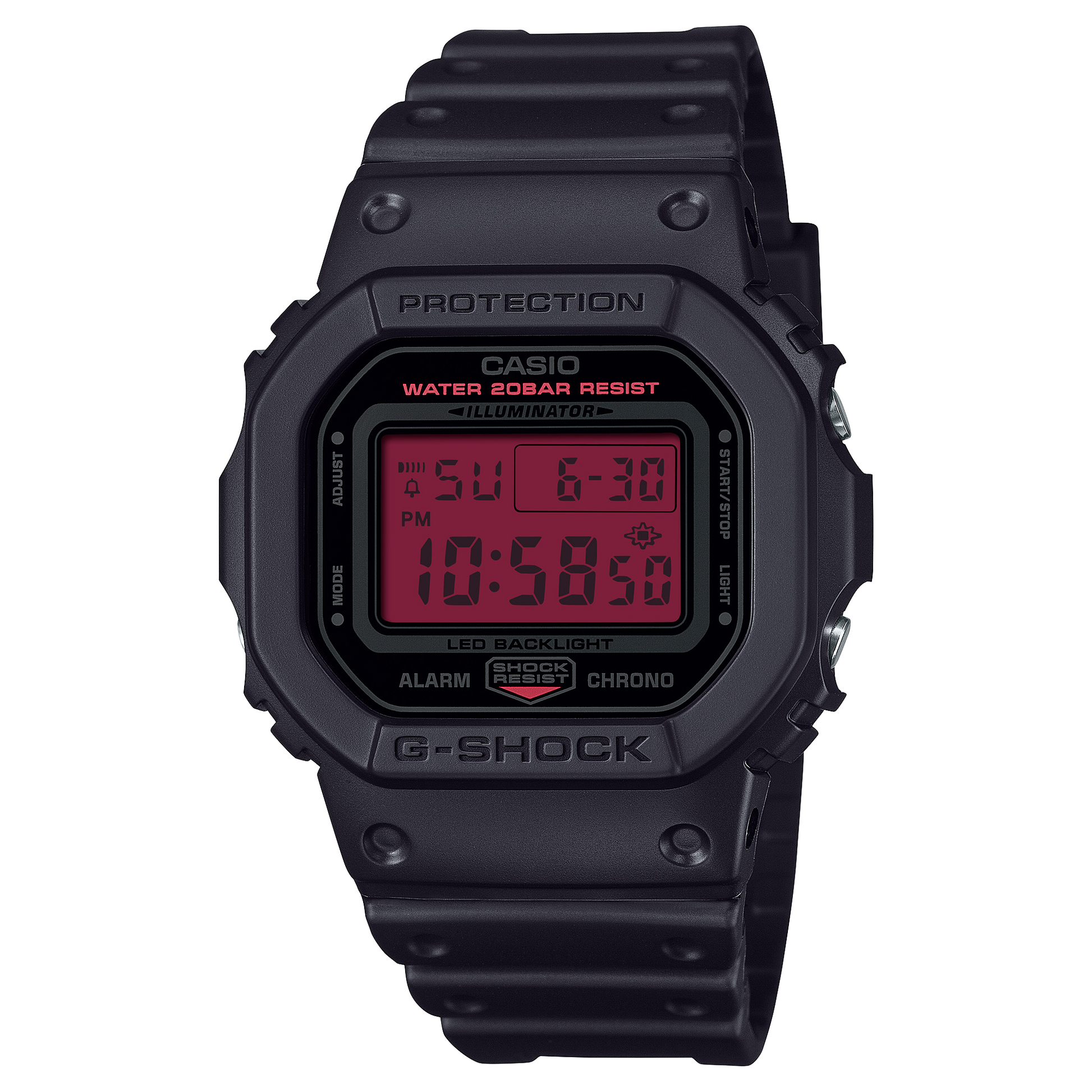 G-Shock Unisex pulsera de caucho – DW-5600BBR-1