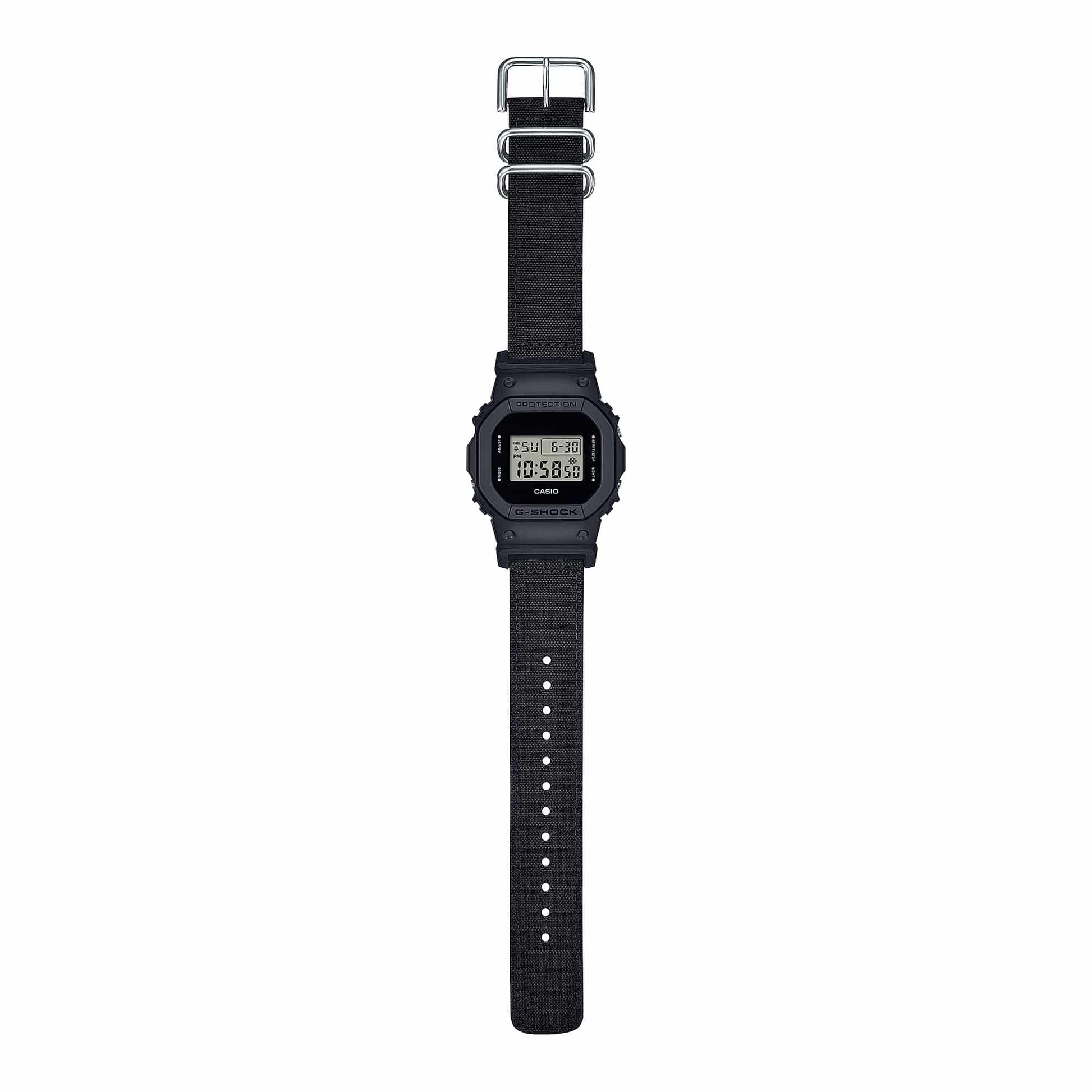 G-Shock Pulsera de Tela para Caballero Digital – DW-5600BCE-1