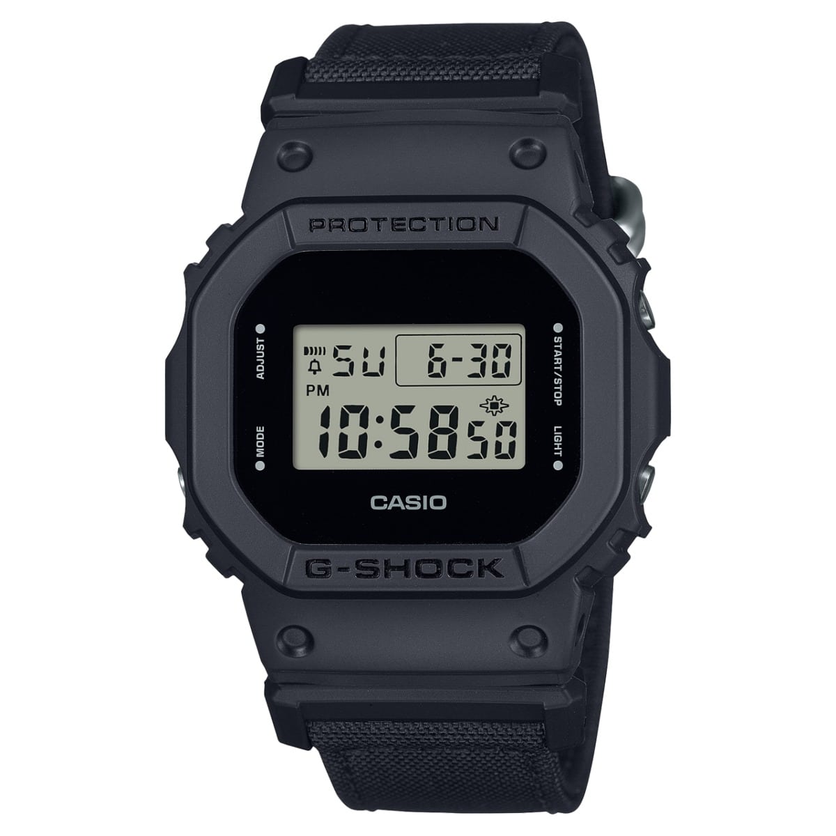 G-Shock Pulsera de Tela para Caballero Digital – DW-5600BCE-1