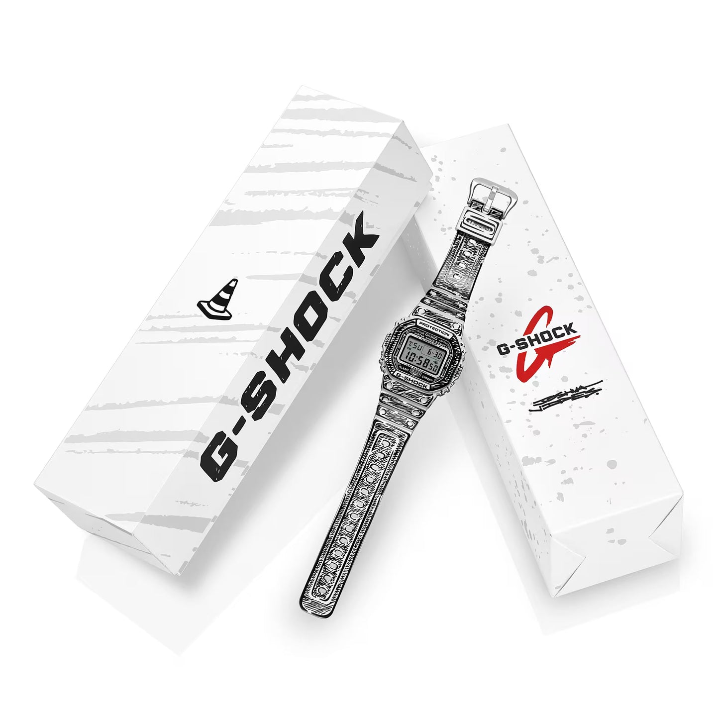 G-Shock de hombre correa de silicona – DW-5600JV-7