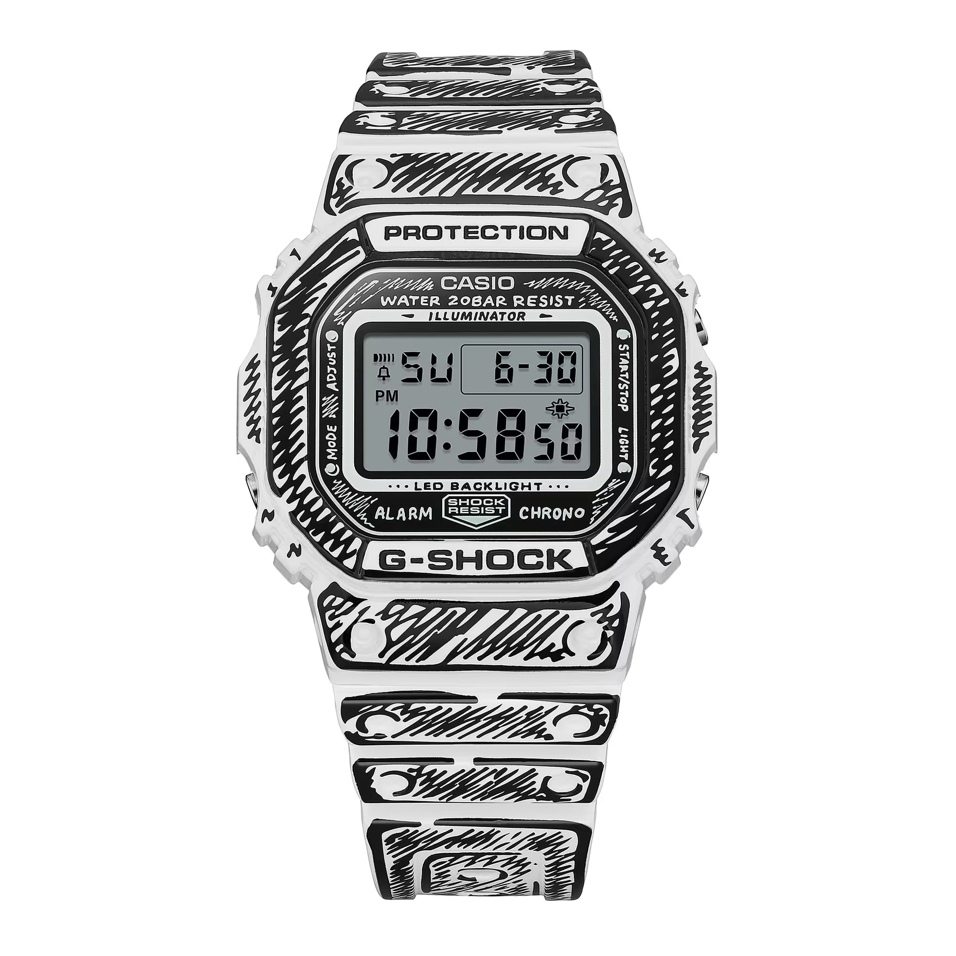 G-Shock de hombre correa de silicona – DW-5600JV-7
