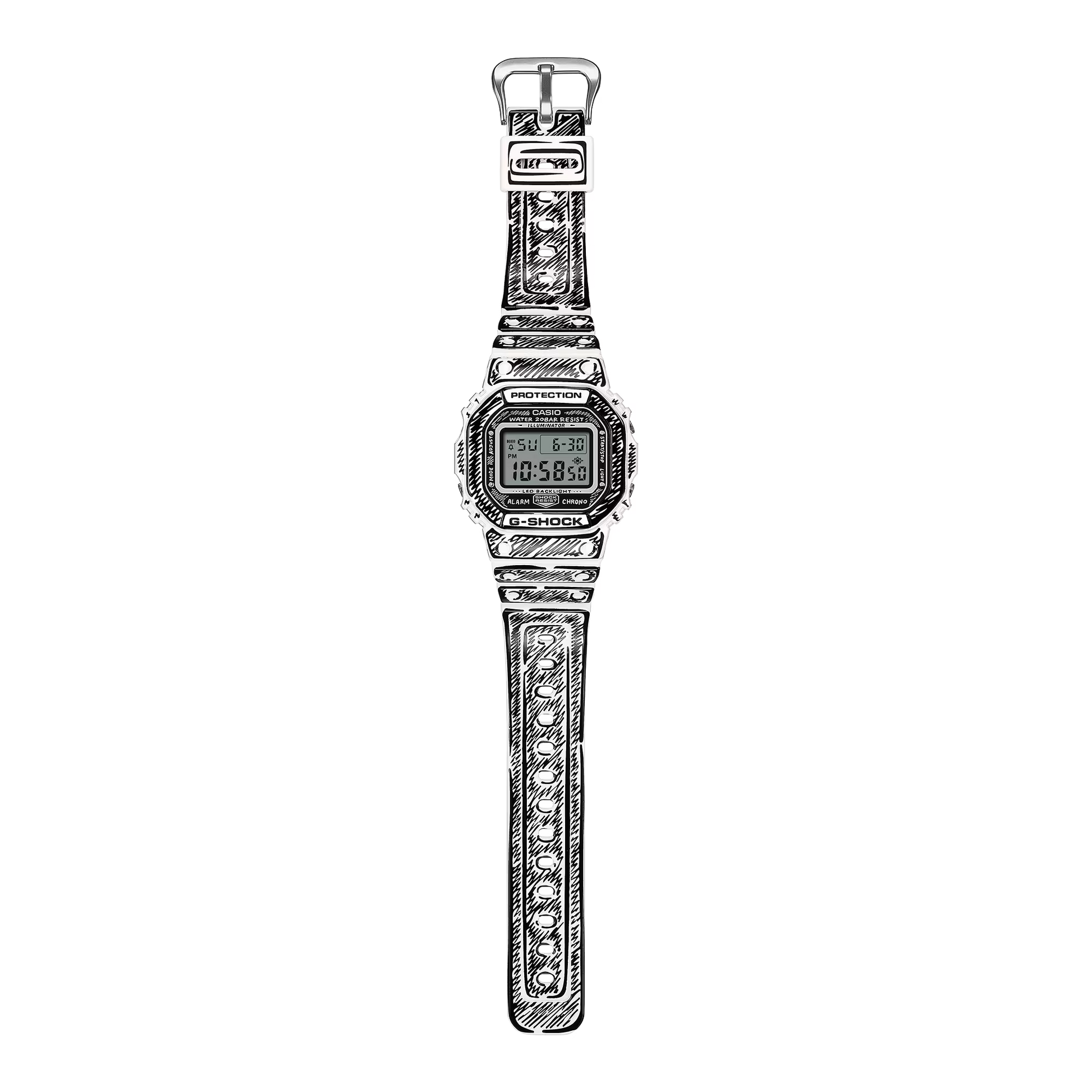G-Shock de hombre correa de silicona – DW-5600JV-7