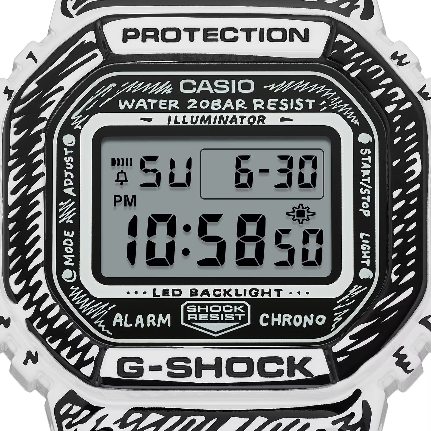 G-Shock de hombre correa de silicona – DW-5600JV-7