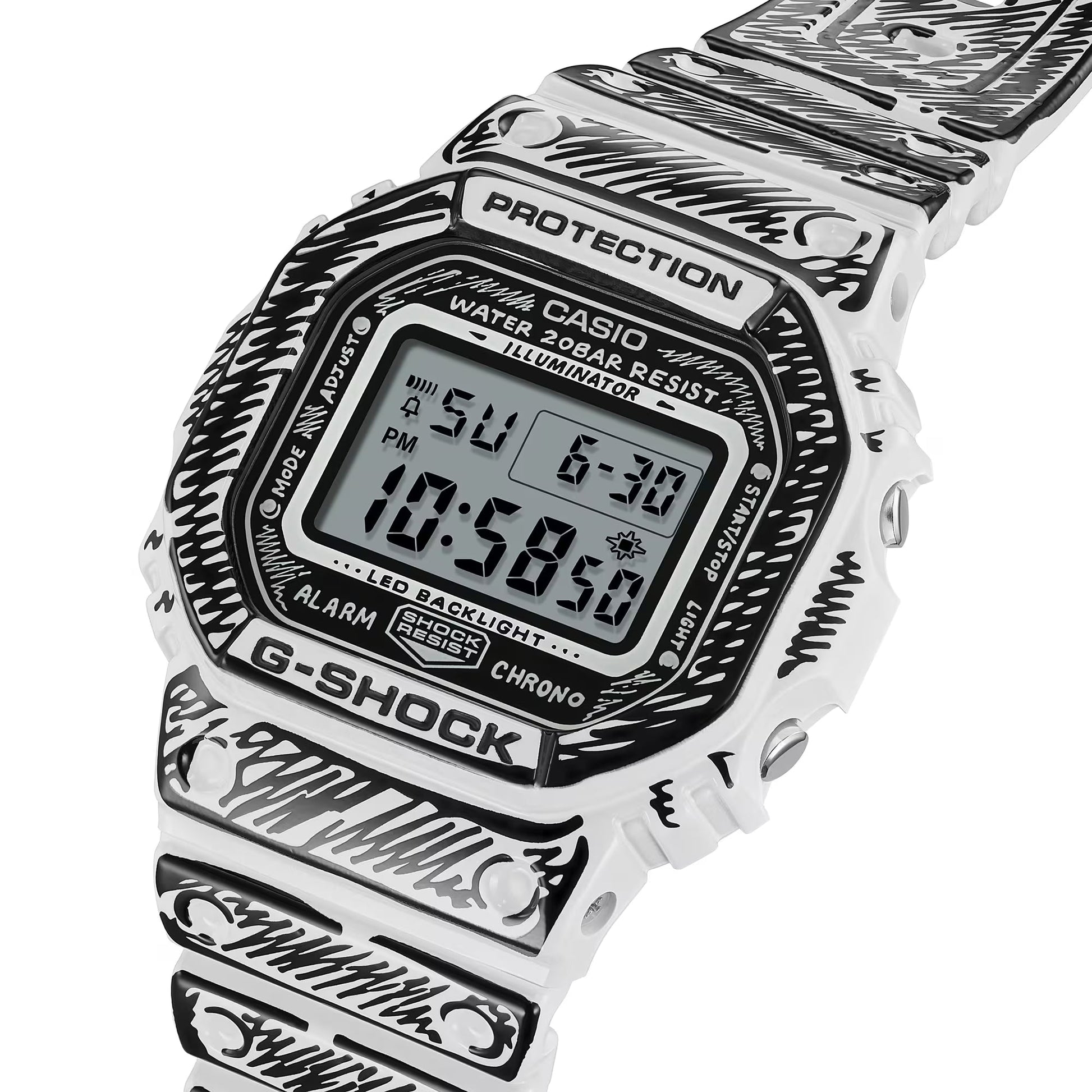 G-Shock de hombre correa de silicona – DW-5600JV-7
