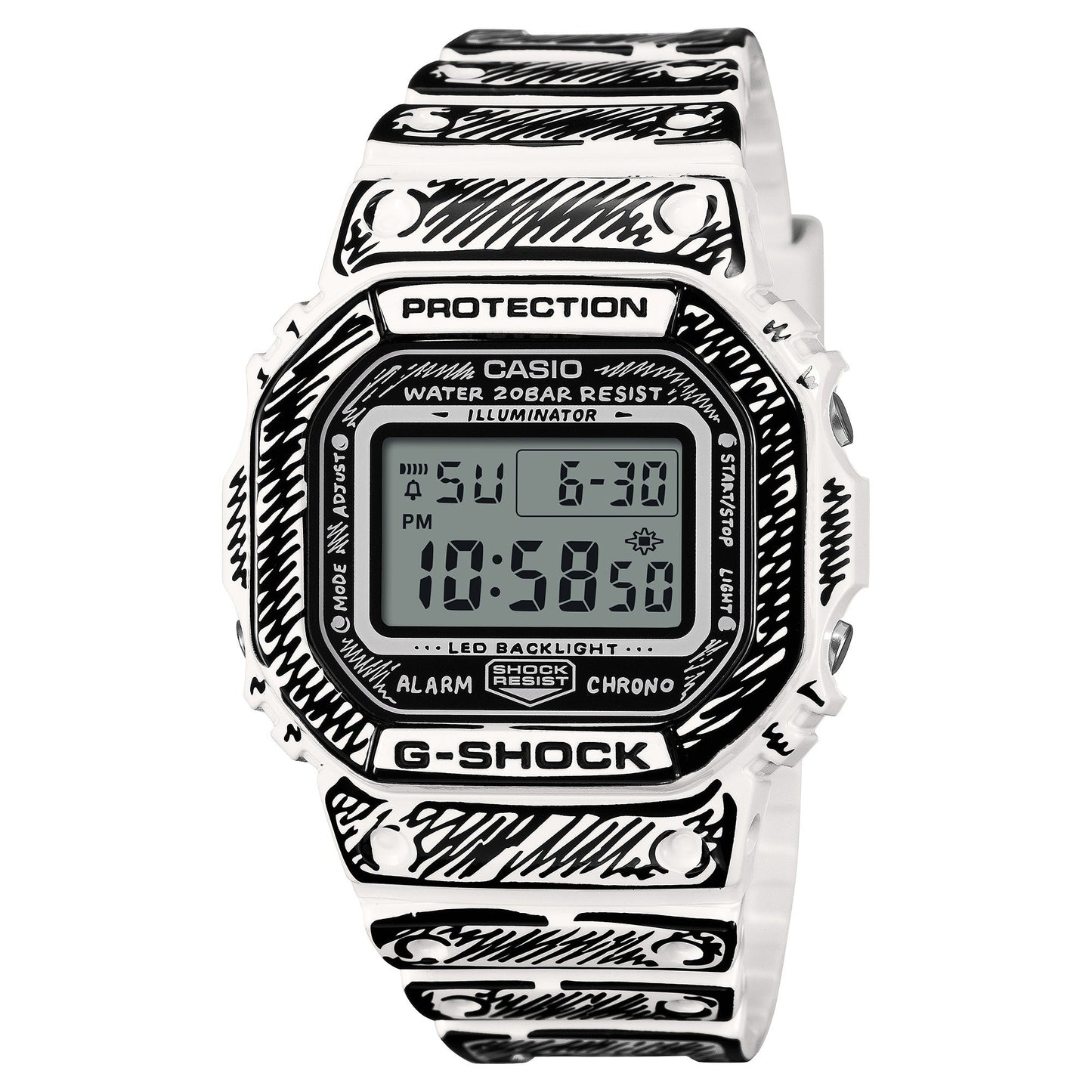 G-Shock de hombre correa de silicona – DW-5600JV-7