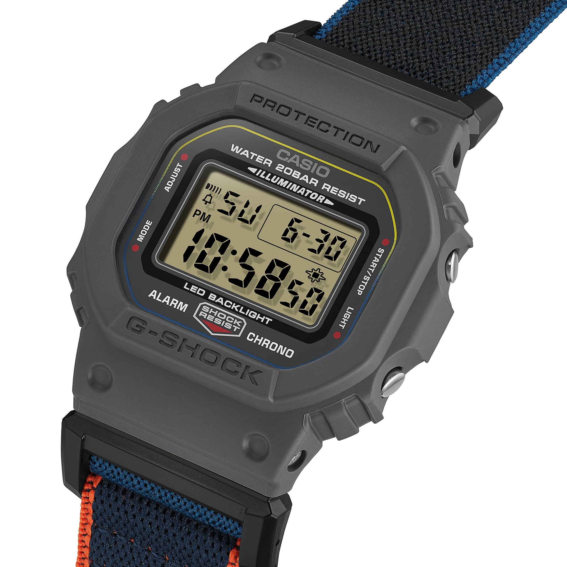 G-Shock de hombre correa de tela – DW-5600MNC-8A2