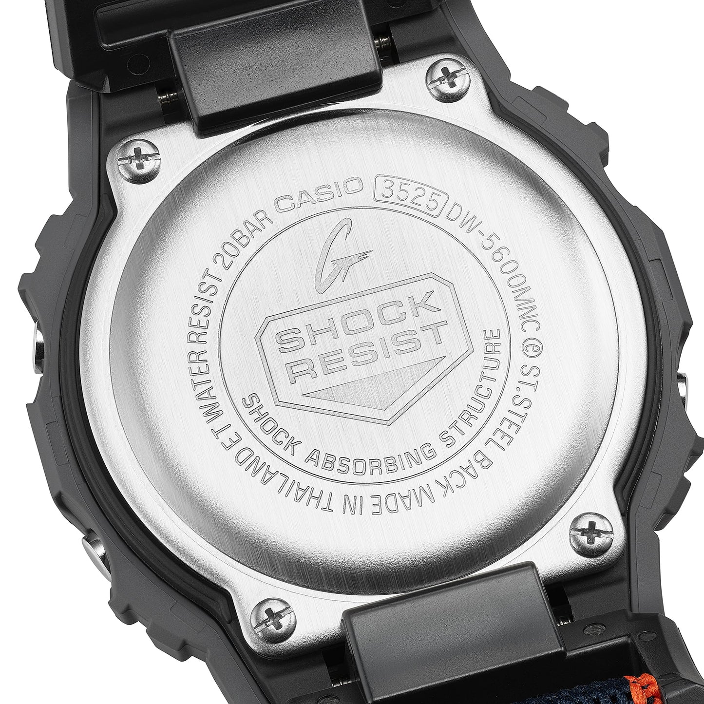 G-Shock de hombre correa de tela – DW-5600MNC-8A2