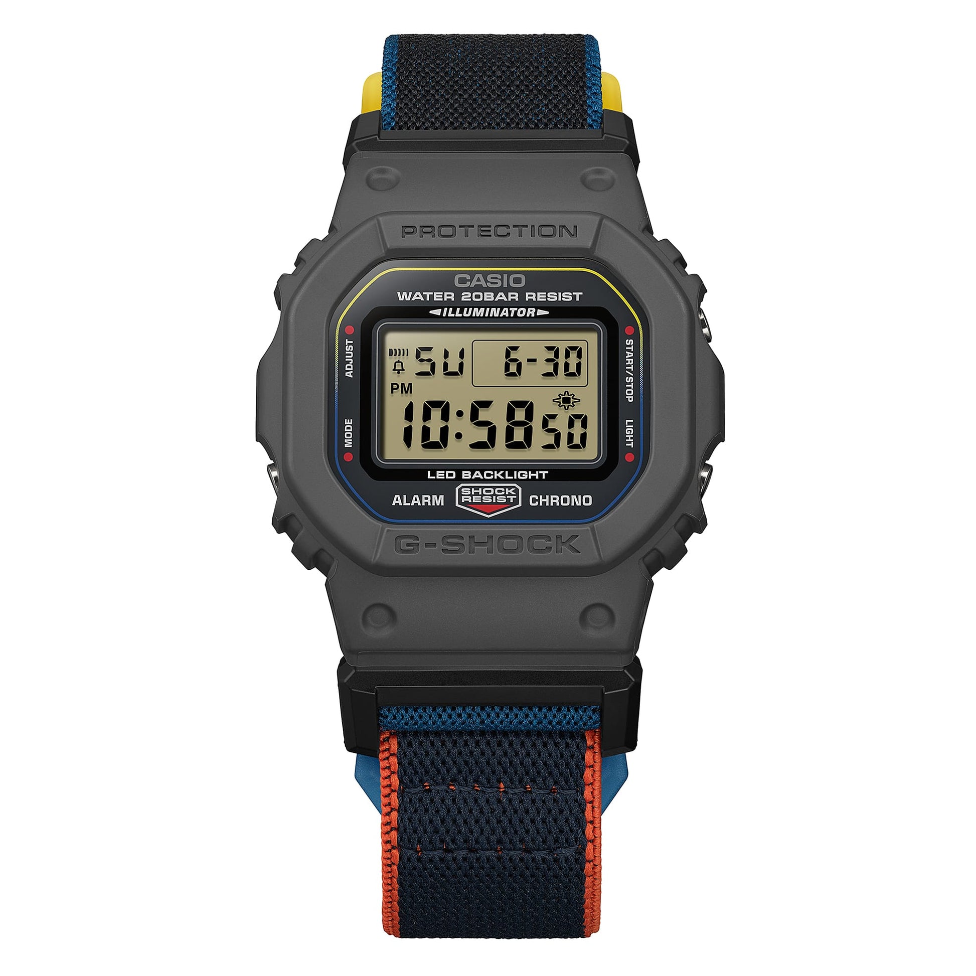 G-Shock de hombre correa de tela – DW-5600MNC-8A2