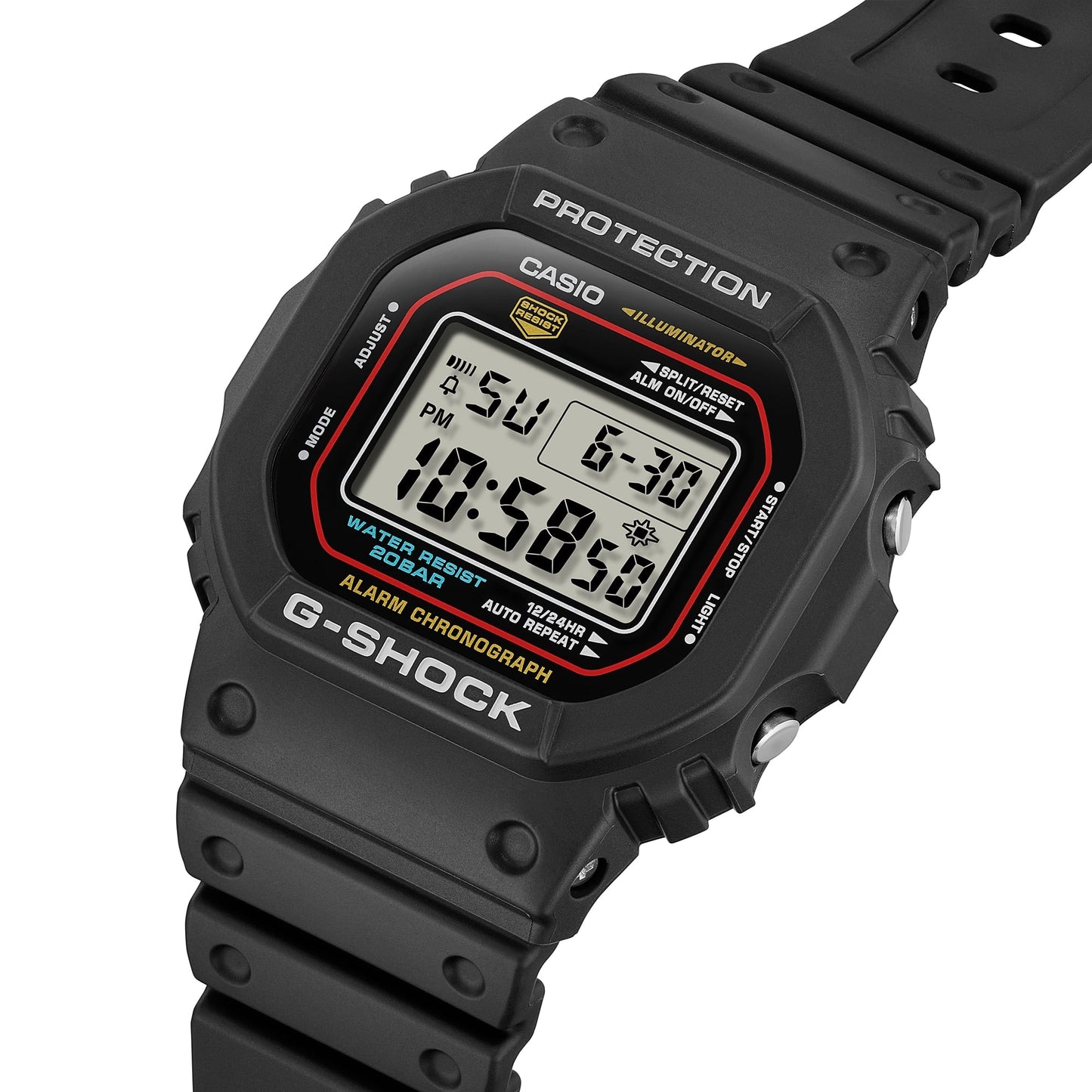 G-Shock de caballero pulsera de resina – DW-5600RL-1