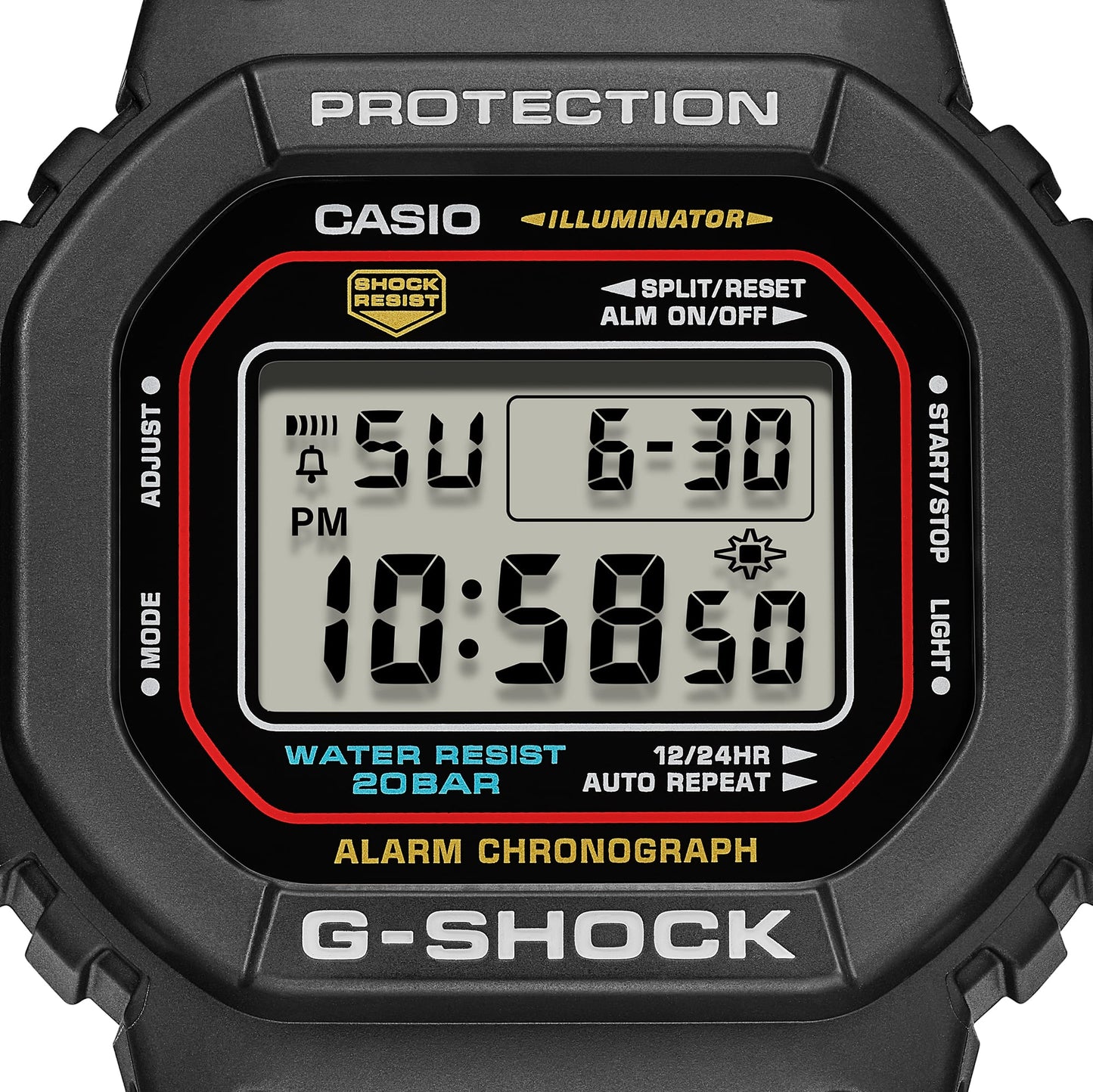 G-Shock de caballero pulsera de resina – DW-5600RL-1