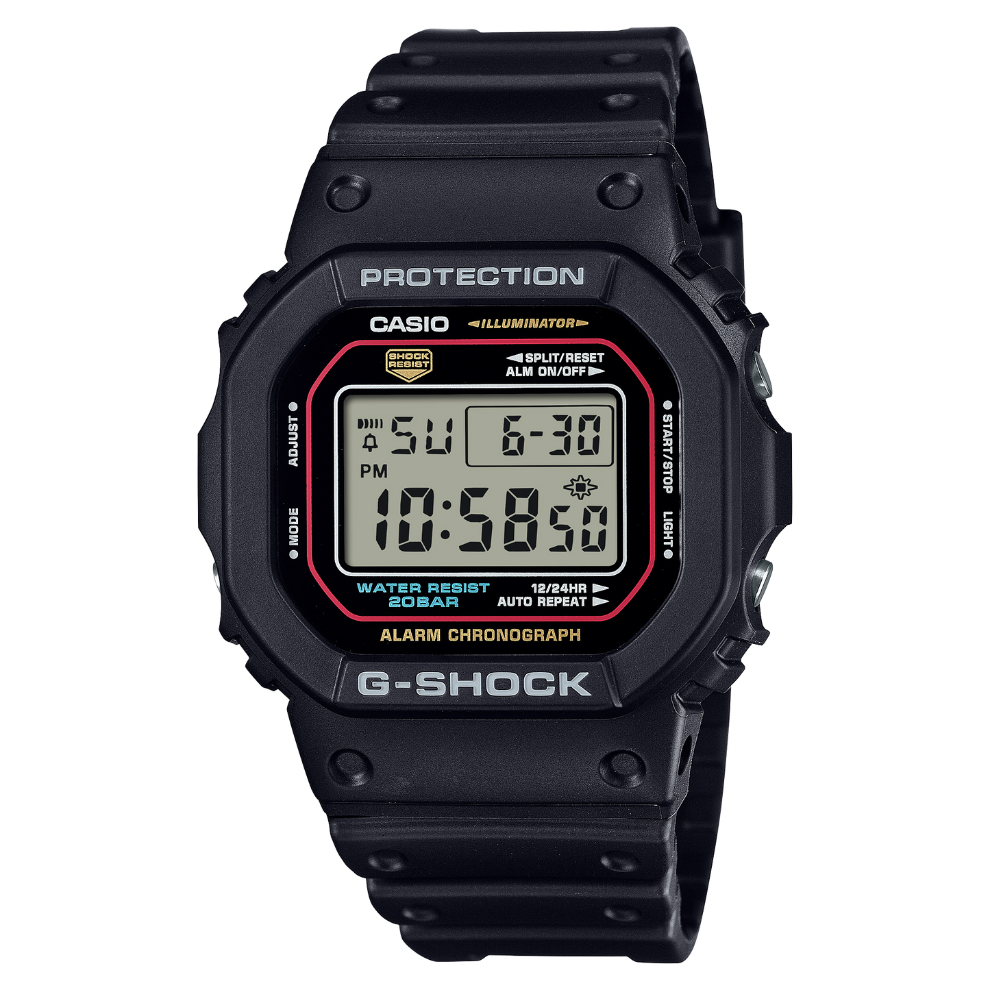G-Shock de caballero pulsera de resina – DW-5600RL-1