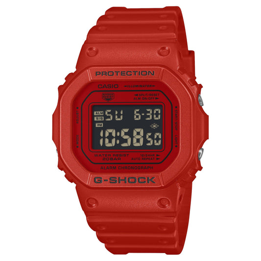 G-Shock de hombre correa de silicona – DW-5600RRB-4