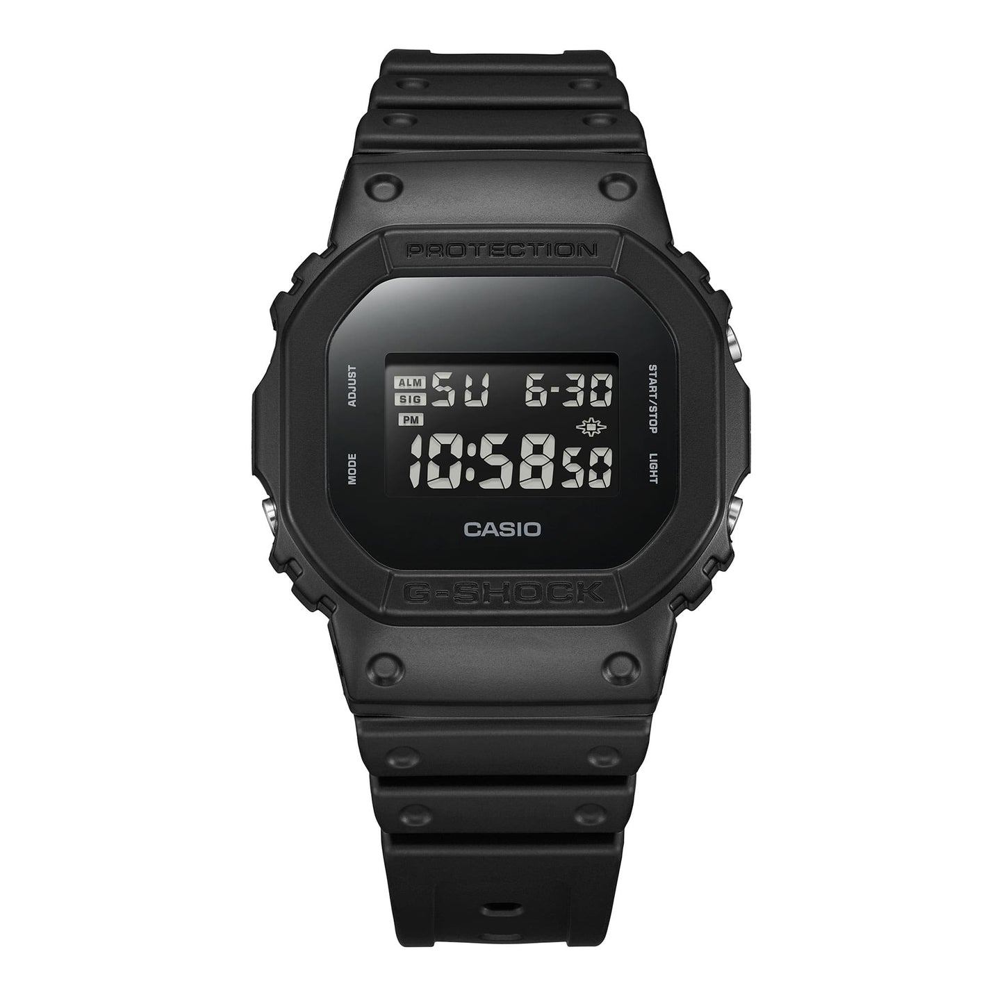 G-Shock Pulsera de Caucho para Caballero Digital – DW-5600UBB-1