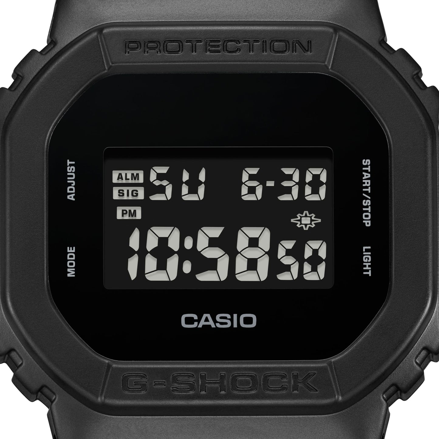 G-Shock Pulsera de Caucho para Caballero Digital – DW-5600UBB-1