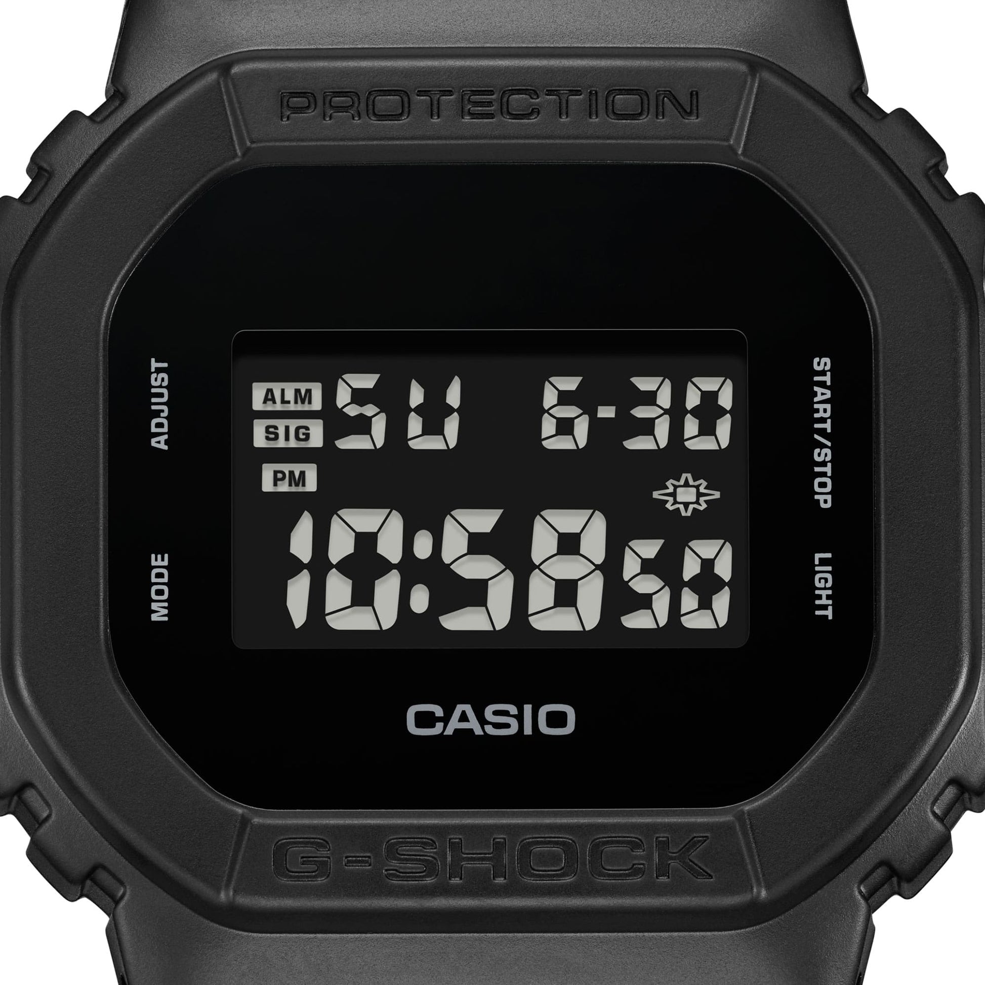 G-Shock Pulsera de Caucho para Caballero Digital – DW-5600UBB-1