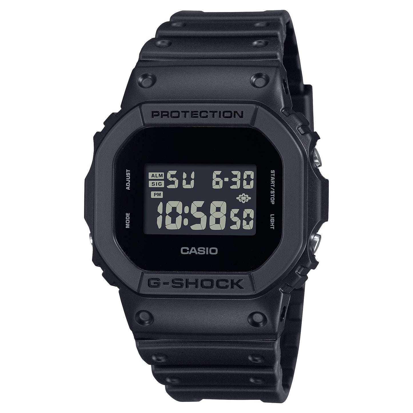 G-Shock Pulsera de Caucho para Caballero Digital – DW-5600UBB-1