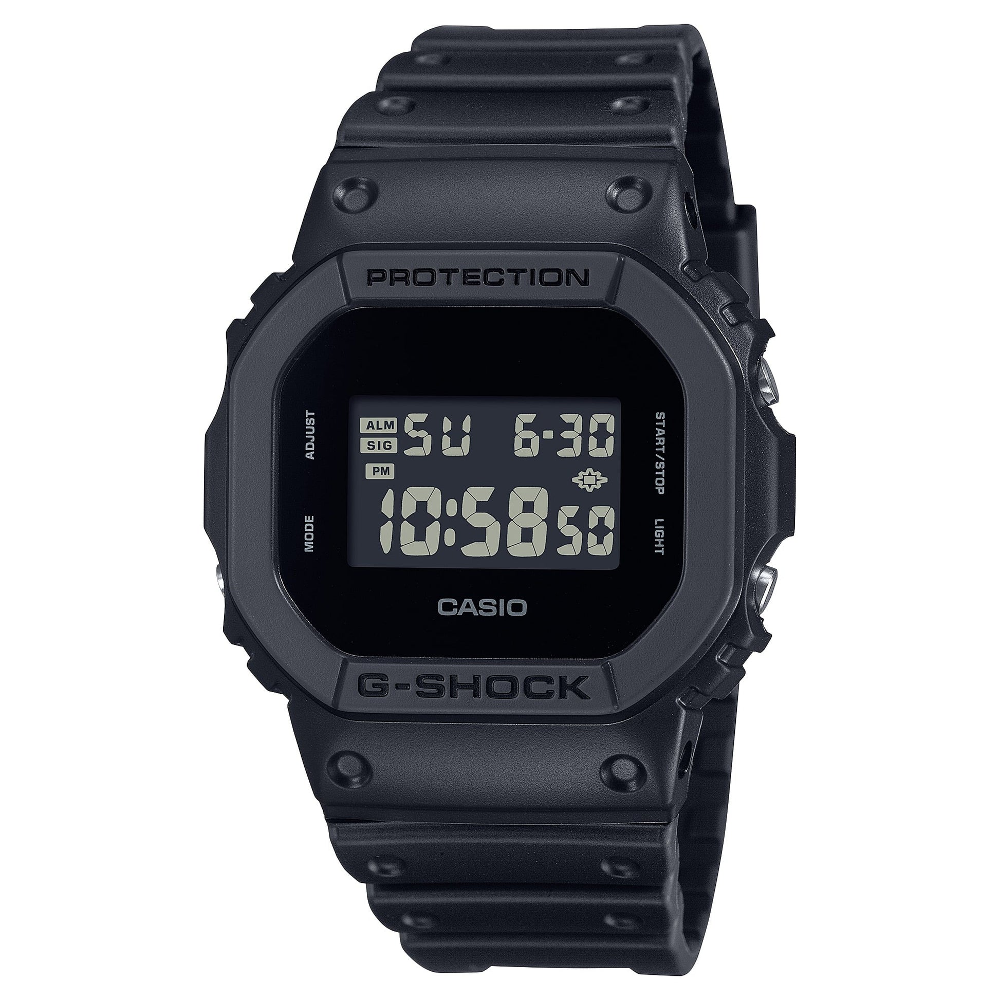 G-Shock Pulsera de Caucho para Caballero Digital – DW-5600UBB-1