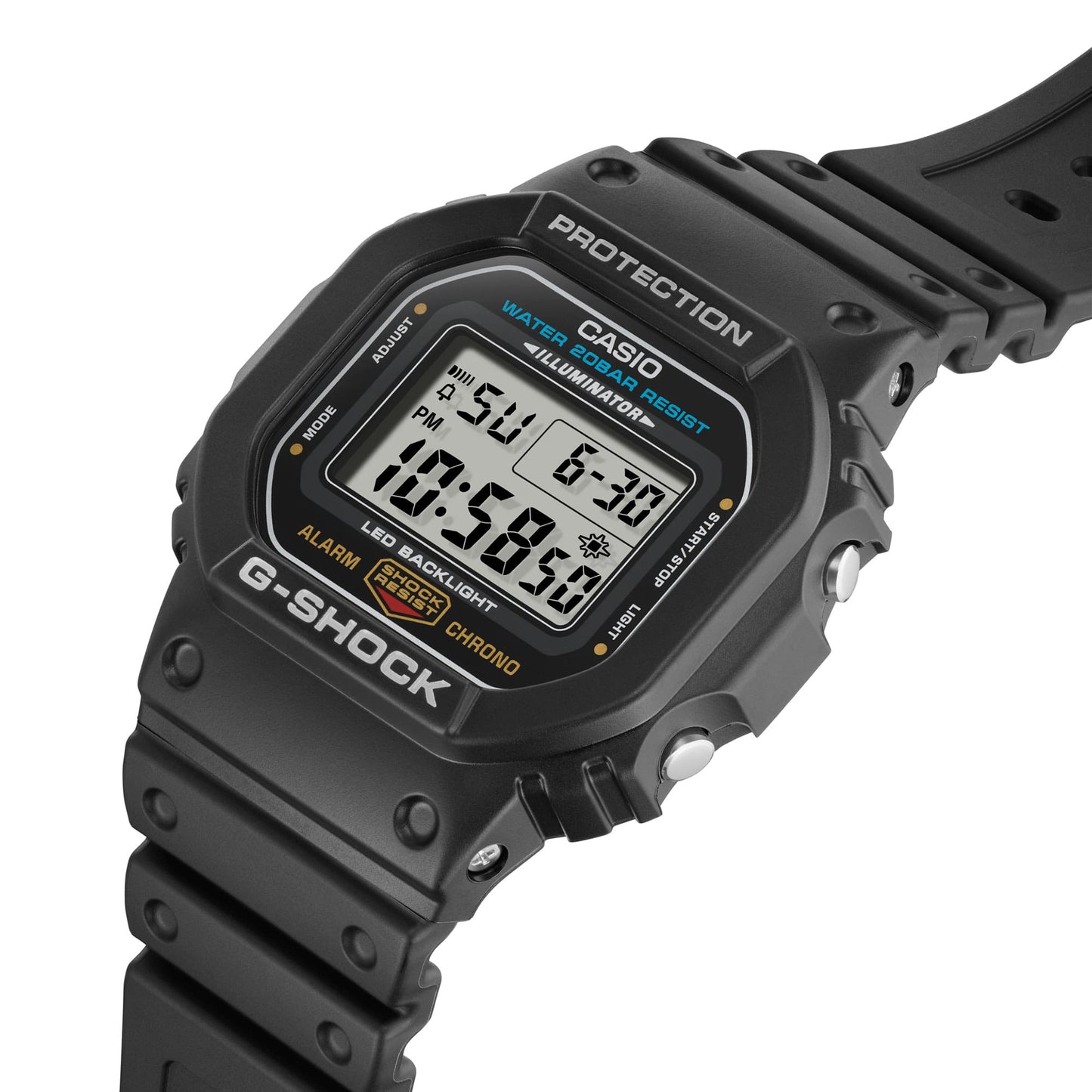 G-Shock Pulsera de Caucho para Caballero Digital – DW-5600UE-1