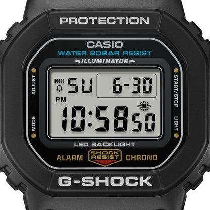 G-Shock Pulsera de Caucho para Caballero Digital – DW-5600UE-1