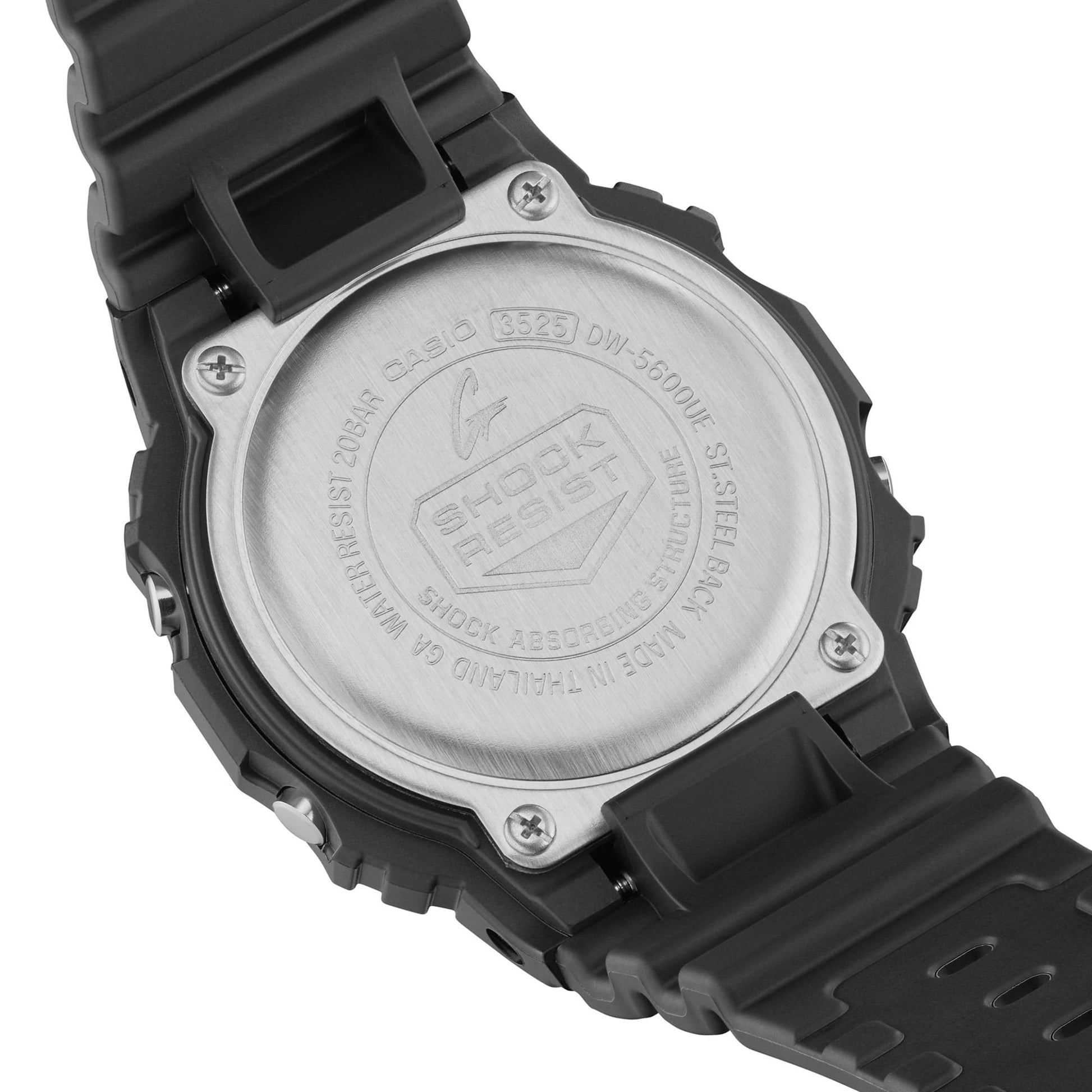 G-Shock Pulsera de Caucho para Caballero Digital – DW-5600UE-1