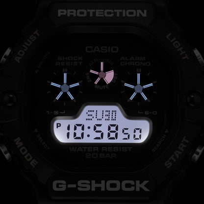G-Shock digital de hombre correa de caucho – DW-5900U-1
