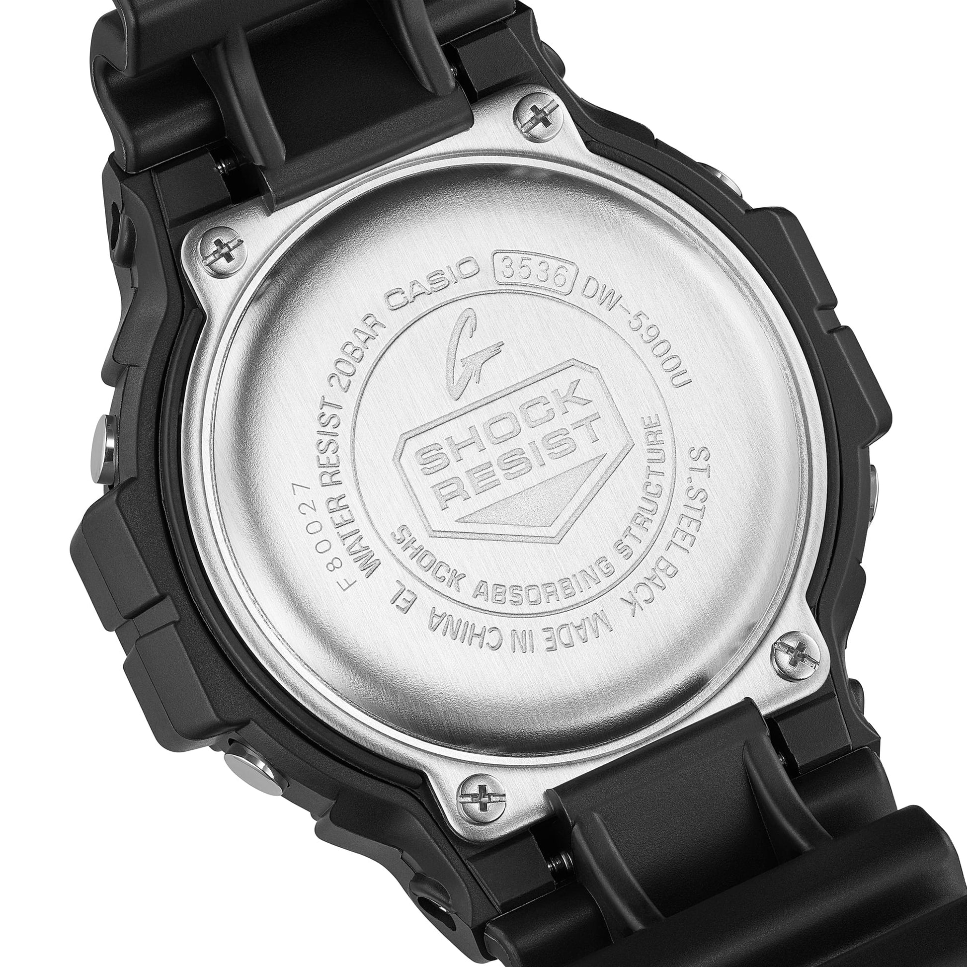 DW-5900U-1 Reloj G-Shock digital de hombre correa de caucho