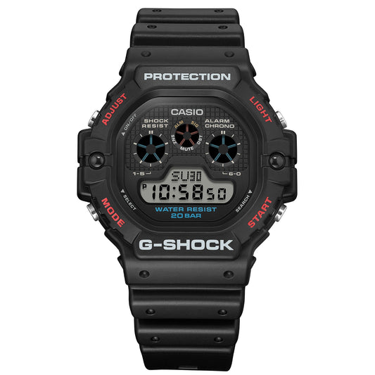 G-Shock digital de hombre correa de caucho – DW-5900U-1