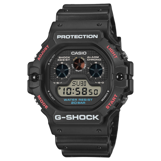 G-Shock digital de hombre correa de caucho – DW-5900U-1